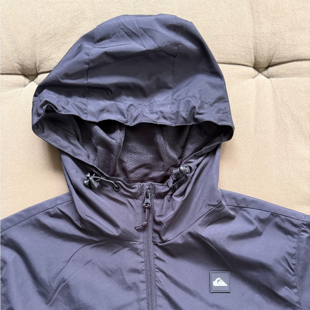Quicksilver Overcast Windbreaker Mediumblack - image 1